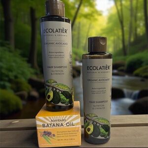 ECOLATIER’ Organic Avocado Hair Shampoo 8.45 FL OZ. - (2) Batana Oil (1)
